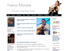 Tablet Screenshot of francomorone.it